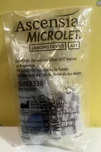 Brandneu Ascensia Microlet verstellbare Stechhilfe selten zu finden mit klarer Kappe/L - Bild 1 von 6