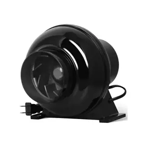 Inline Duct Ventilation Fan 4 Inch 195 CFM HVAC Vent Blower Exhaust iPower - Picture 1 of 11