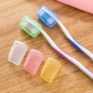 5pcs Toothbrush Head Cover Case Cap Travel Hike Camping Brush Cleaner Protector