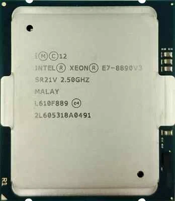 Intel Xeon E7-8890 v3 SR21V 2.5GHz 18-Core 802278-001 165W 45MB CPU - Image 1 of 3