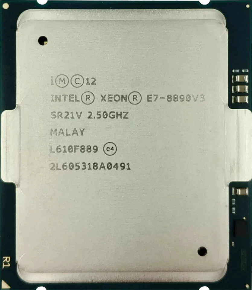 Intel Xeon E7-8890 v3 SR21V 2.5GHz 18-Core 802278-001 165W 45MB CPU - Image 1 of 3