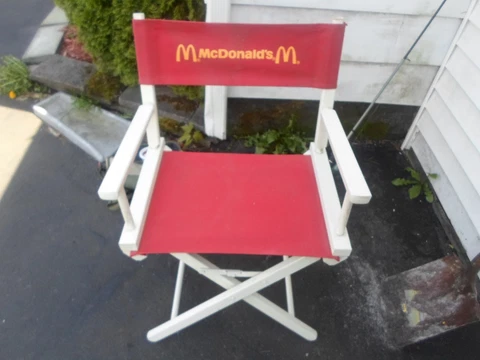 RARE Vintage McDonald's Directors Chair Cover