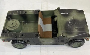 1998 Vintage Micro Machines Galoob Jumbo Toys Military Army Jeep 13 1/2" - Picture 1 of 7