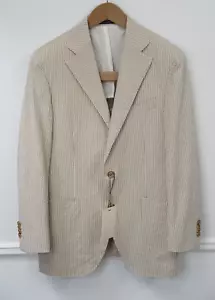 Blazer Hombre Suitsupply La Spalla Subalpino Beige Talla 23 EU46S UK/US36S - Imagen 1 de 8