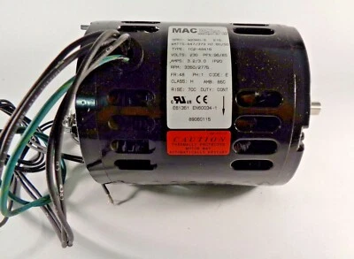 MAC Motors W2340-3 E15, Type 1C2-48416 Continuous Duty Motor "NEW" - Image 1 of 4