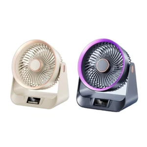 Desk Fan Oscillating Fan 10000mAh Rechargeable Battery Power Table Fan Quiet - Picture 1 of 10