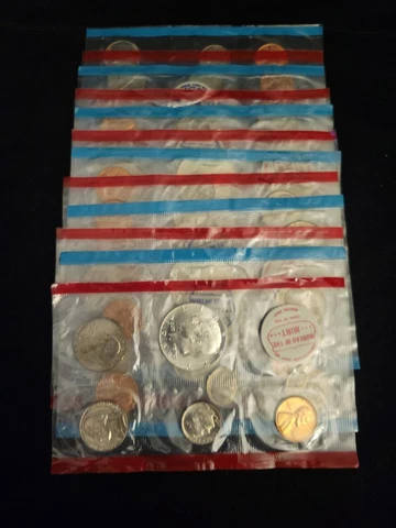 1968-1969 US Mint Uncirculated P&D Sets | Nice Sets + Extra | No Envelopes Cover