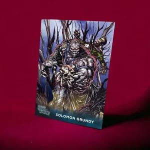Solomon Grundy #56 DC Comics Super-Villains Trading Card Cryptozoic 2015 TCG NM - Foto 1 di 7