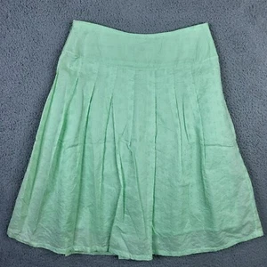 Harold's Women's Green Lining Cotton A-Line Skirt Size 6 - Picture 1 of 5