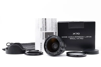 ✨TOP MINT✨ Fujifilm WCL-X70 Wide Conversion Lens X70 Black From Japan S544 - Image 1 of 4