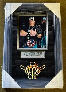 John Cena signiert Dr. Of Thuganomics gerahmt WWE US Champion 8x10 Foto #1 BAS COA - Bild 1 von 3