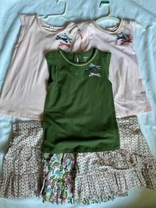 Carter's Set 6 Stück Mix & Match Tops Skort Röcke Mädchen 8 - Twin Outfits Sommer - Bild 1 von 5