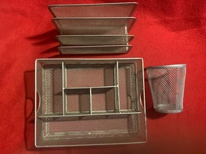 Netz Büro Schreibtisch Zubehör Organizer Set - 3 Stück, gebraucht - Bild 1 von 2