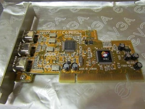 SIIG F002-6A 3-Port PCI FireWire Adapter Card.. Working Pull - Picture 1 of 3