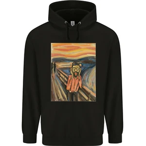 Hipster Scream Painting Childrens Kids Hoodie - Picture 1 of 12