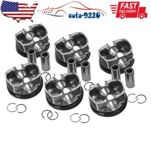 Juego de 6 pistones y anillos Φ84 mm N54B30 para BMW E82 E90 E60 135i 335i 535i 740i - Imagen 1 de 5