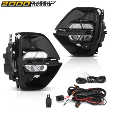 Fit For 2020-2022 Kia Sportage Fog Light LED Daytime Running Lamps DRL Pair Foto 1 de 4