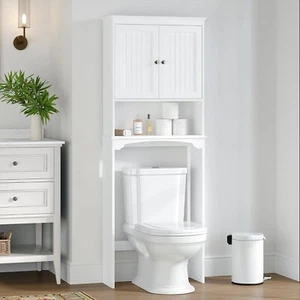 Over the toilet storage cabinet space saving organizer for bathroom Elegant offe - Picture 1 of 8