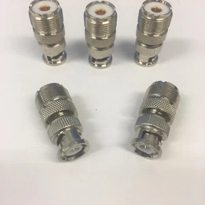 Adaptador de escáner BNC macho a hembra 5 piezas hecho en EE. UU. envío gratuito - Imagen 1 de 4
