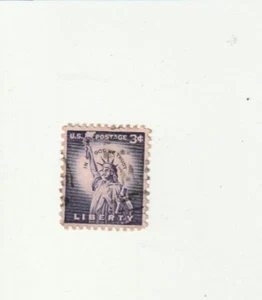 RARE 3 CENT LIBERTY US POSTAGE STAMP PURPLE LADY STATUE OF LIBERTY VERY NICE!!! - Picture 1 of 1