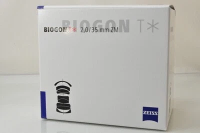 [NEW]Carl Zeiss Biogon T* 35mm F/2 ZM Lens Black for Leica M-In stock now #6257 - Image 1 of 4