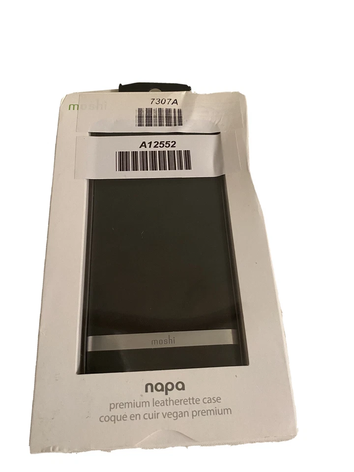 New Moshi Napa Premium Leather Case For Samsung S8+ Plus (Black) - Image 1 of 4