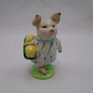 VINTAGE BESWICK BEATRIX POTTER LITTLE PIG ROBINSON BP3a FIGURINE FREE SHIP JU - Picture 1 of 8