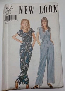 New Look 6336 Sewing Pattern Misses' Jumpsuits Sizes 8-18 UC VTG 1990's - Picture 1 of 3