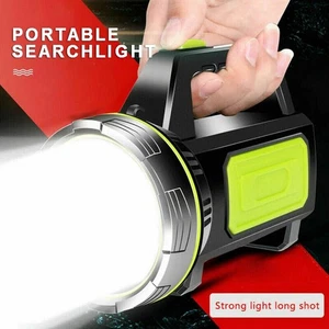 High Power Powerful Led Flashlight Portable Searchlight Spotlight Hunting Lamp - Picture 1 of 12