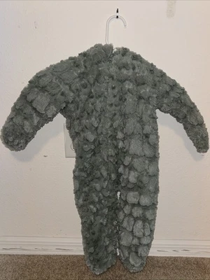 Koala Bebé 1 Pieza Cochecito Traje Felpa Con Capucha Polar Jersey Gris DINOSAURIO, 12-18mth Foto 1 de 4