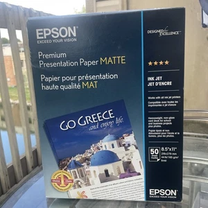 Epson Premium Präsentationspapier matt 8,5 x 11" - 50ct NEU!!! - Bild 1 von 2