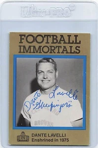 1985-88 Football Immortals #67 Dante Lavelli Signed Auto *L1443 - Picture 1 of 2