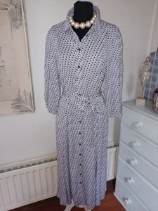 MARKS AND SPENCER Collection Midaxi Shirt Dress with Geometric Print - UK 16 - - Picture 1 of 11
