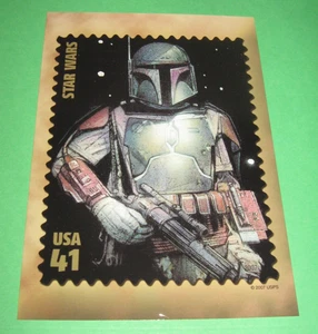 Nueva postal Jumbo 2007 Star Wars BOBA FETT 5x7 **No usada** - Imagen 1 de 2