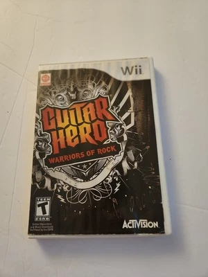 Guitar Hero: Warriors of Rock (Nintendo Wii, 2010) completo con manual probado Foto 1 de 4