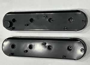 LS1 LS2 LS3 FABRICATED BLACK ALUMINUM VALVE COVERS complete - Picture 1 of 6