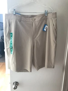 Columbia Men's Perfromance Shorts Size 38 UV Protection Tan NEW - Picture 1 of 8