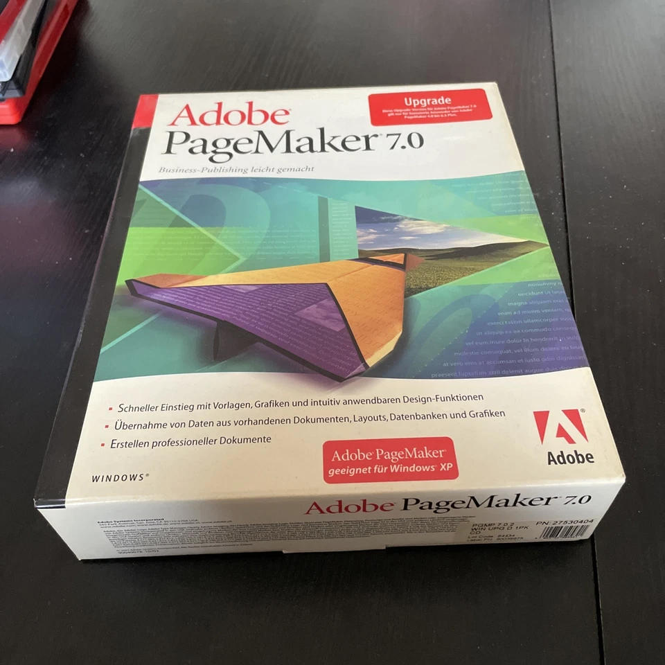 Adobe Pagemaker 7.0 Windows Deutsch Vollversion Upgrade - Bild 1 von 1