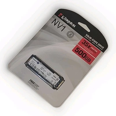 Kingston NV1 500GB PCIe NVMe M.2 Internal SSD (SNVS/500G) 12 MONTHS WARRANTY