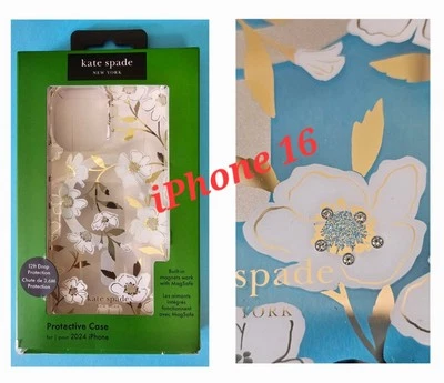 Kate Spade 保护壳 带 Magsafe 适用于 iPhone 16 - Sunshine Floral — 第 1/4 张图片