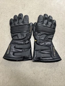 Motorcycle Gloves. Olympia Lined, Goretex Size Large. Black - Picture 1 of 18