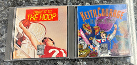 BOTH COMPLETE - TurboGrafX16 - Takin it to the Hoop + Keith Courage Alpha Zones