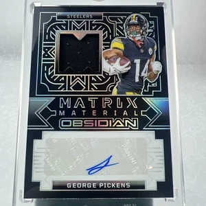 2024 Obsidian Matrix Material Autogramme George Pickens SP #MMA-GPS /299 AU, MEM - Bild 1 von 6