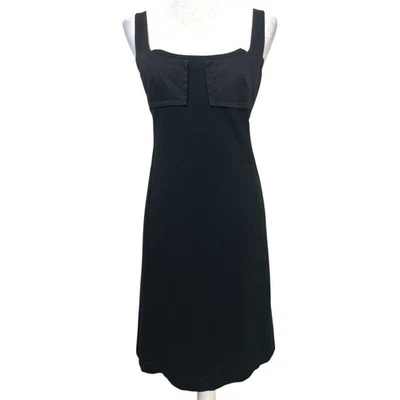 Vestido Vaina Calvin Klein Negro Sin Mangas - Talla 8 Foto 1 de 4