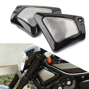 For Harley V-Rod VRSCD VRSCDX VRSCA VRSCB Black Frame Neck Side Cover Guard - Picture 1 of 9