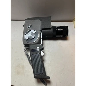 Vintage Canon Zoom 8 Movie Camera- Brown Leather Case- Trigger Grip - Picture 1 of 5