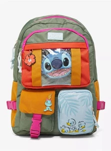 Disney Lilo & Stitch Multi-Pocket Backpack New Sealed - Picture 1 of 6