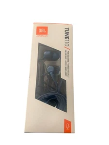 JBL Tune 110 In-Ear-Kopfhörer  Blau Pure Bass Sound Mikrofon 3,5mm Klinke Kabel - Bild 1 von 1