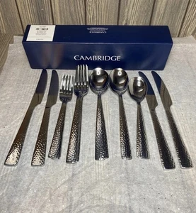 18 Pc Set Cambridge Silver A-19 Stainless Flatware Gaze Mirror Silverware - Picture 1 of 11