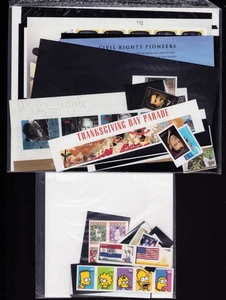 USPS Briefmarken Jahrsatz 2009 wie von der Post ausgegeben versiegelt mit Halterungen! MNH - Bild 1 von 6